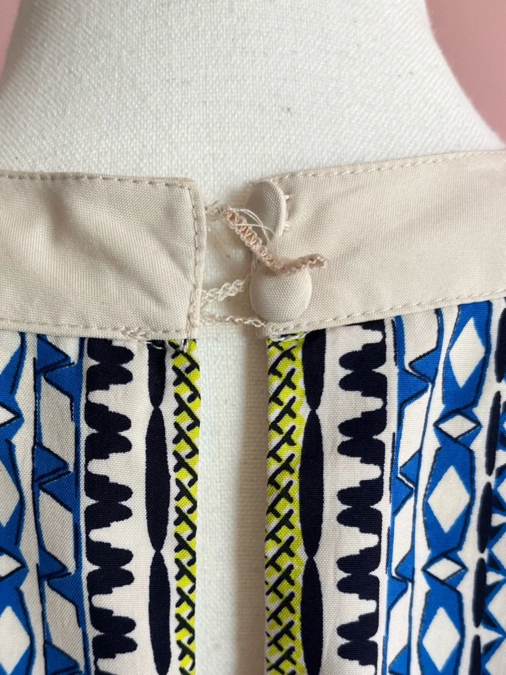 Venus Women Halter Geometric Dress Size Medium Summer Vacation Beach - Picture 5 of 5